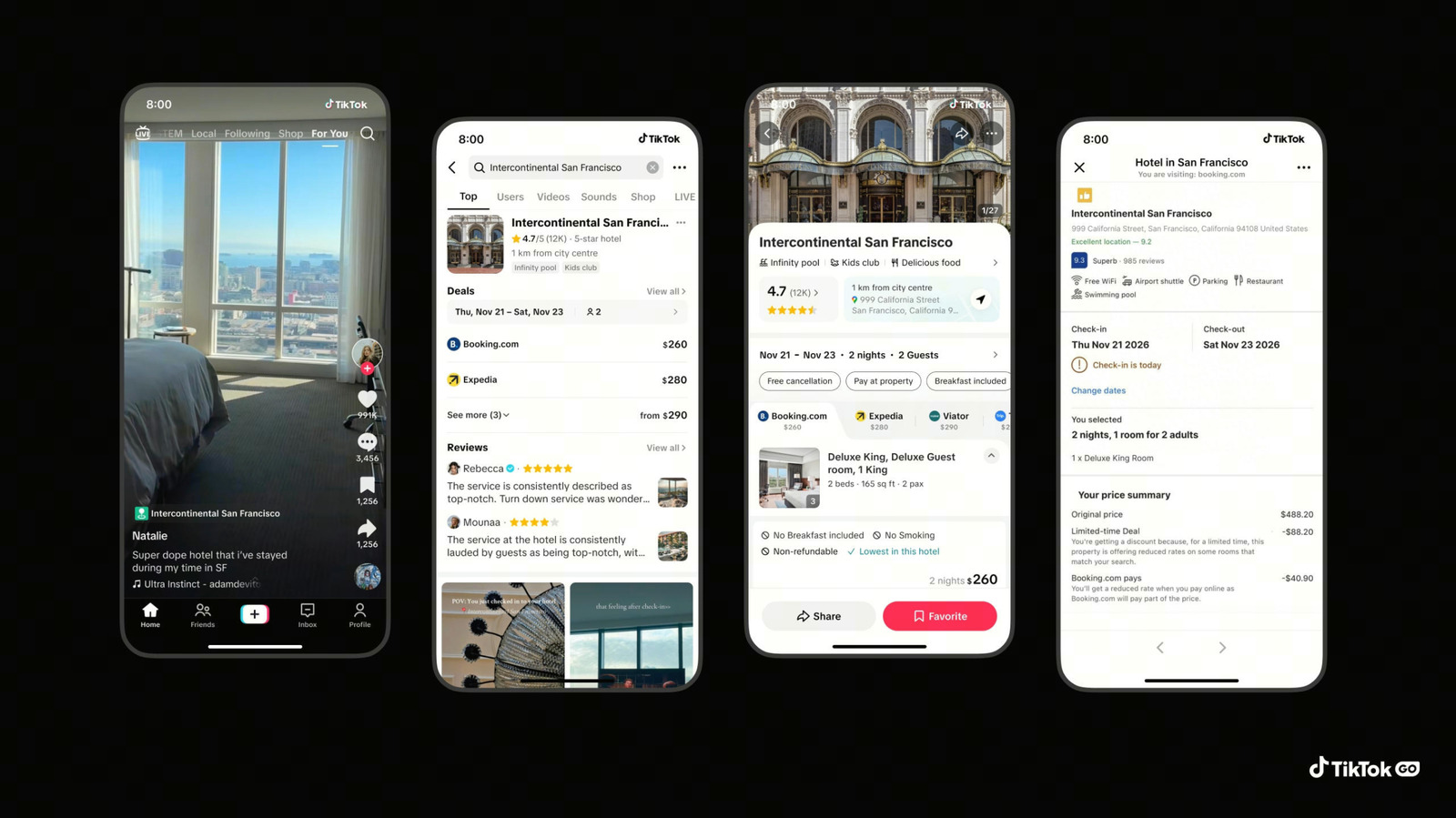 TikTok lancia la prenotazione viaggi nell’app