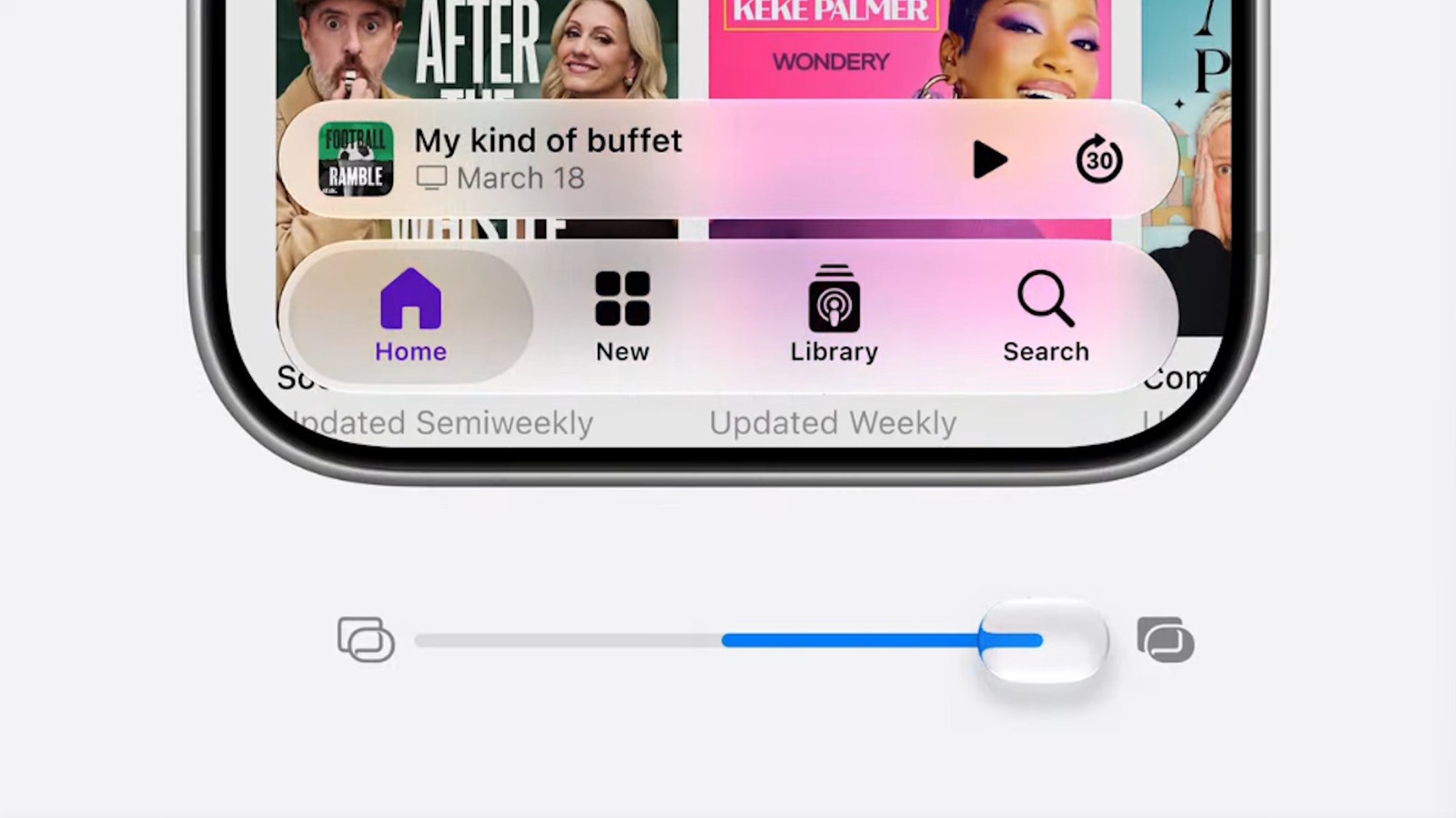 Apple aggiorna Vetro Liquido per renderlo più leggibile e personalizzabile
