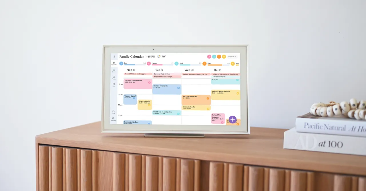 Il Calendario Touchscreen Skylight ha sincronizzato tutta la mia famiglia