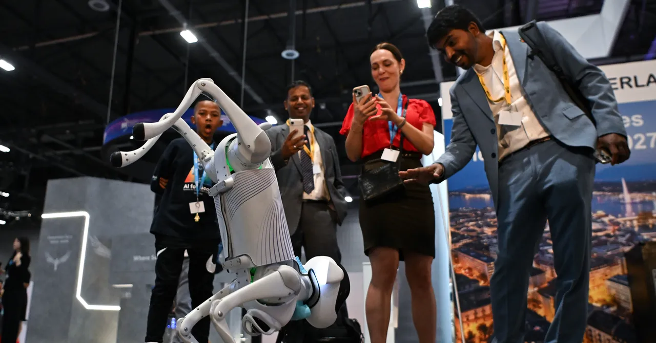 Cani robot, Tesla ed elicotteri di salvataggio: al vertice ONU sull’IA c’è stato di tutto