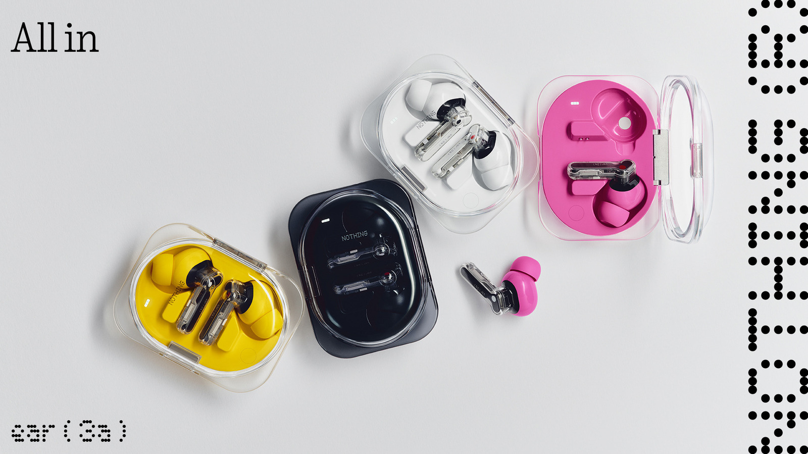 Nothing annuncia gli auricolari ANC Ear (3a) a meno di 100 dollari