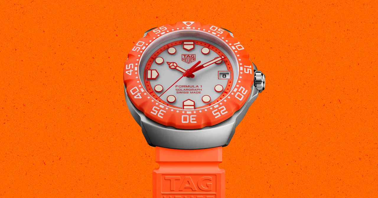 L’Arancione che Conquista: TAG Heuer Lancia una Rivisitazione Scintillante dell’Orologio F1 Originale in Metallo