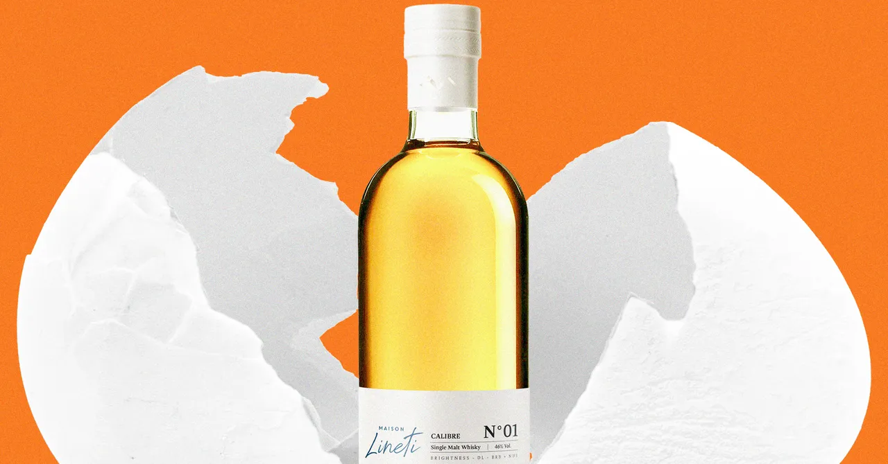 Un whisky francese completamente nuovo, maturato in uova di cemento.