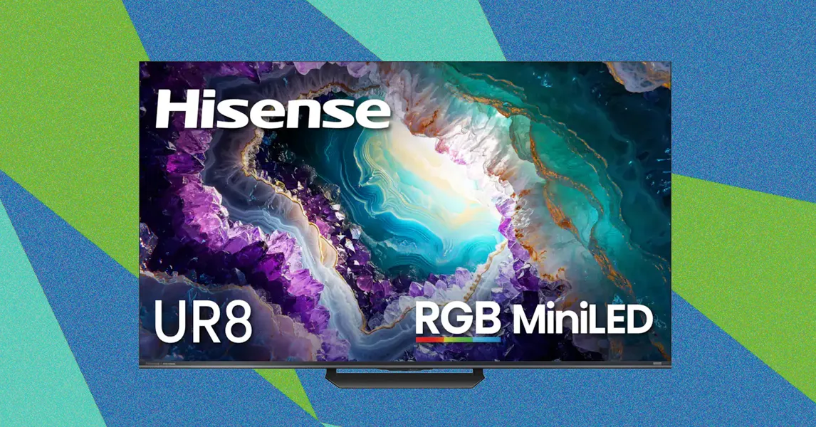 Hisense UR8 RGB MiniLED TV: Qualità di fascia media, Precisione cromatica superiore